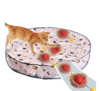 Cat Toy, Indoor Automatic Cat Ball Toy, Fast Rolling, Triggers Chirping when Touched, Cat and Mouse Game Stimulates Hunting Instincts, Rechargeable, Suitable for Both Adult Cats and Kittens