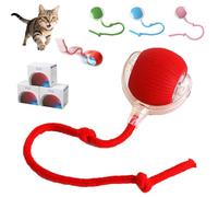 Cat Toy,Interactive Cat Toy Ball,2025 New Interactive Dog Cat Toys Balls, Solve Your Cat's BoredomInteractive Dog & Cat'S Toys for Indoor Pet Kittens (red 1pcs)