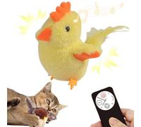 Cat Toy - Interactive Flying Bird with Chirping Sound and Flapping Wings, Feather Tail Design, Fun and Engaging Toy for Cats