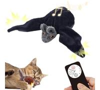 Cat Toy - Interactive Flying Bird with Chirping Sound and Flapping Wings, Feather Tail Design, Fun and Engaging Toy for Cats