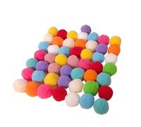 Cat Toy Interactive Fun Toy Plush Ball Launches Quiet Bounce Ball To Tease The Cat Creative Mini ShootingPet Supplies(30 3cm balls)