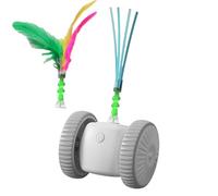 Cat Toy Interactive, Motion Activated Interactive Cat Game with Feathers, Toy for Kittens with Activation by Movement, for Indoor Training, Entertainment Against Boredom