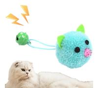 Cat Toy,Interactive Play Toy with Bells for Indoor Cats - Interactive and Fun Bite Resistant Plush Shaped Toy, Indoor Cats Exercise Toy for Small Pets