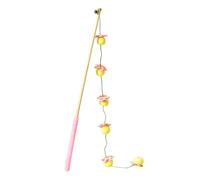 Cat Toy, Interactive Stick with Fruit Design and Non-Slip Grip - Interactive Toy Stick for Cats, Indoor Games for Kittens with Fish and Mice and Against Boredom