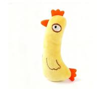 Cat Toy Interactive Toy Plush Kittens Kitty Chicken Shaped Toy, Yellow Cat Chew Catnip Toy Indoor Chicken Toys for Cats （4.7 inch - 1pcs -022