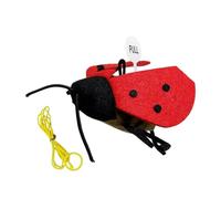 Cat Toy, Ladybug Cat Toy - Sound Cat Ladybug Teaser Catnip Infused Vibration Sensation Hanging Self-Understanding Game for Kittens