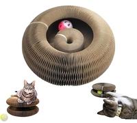 Cat Toy, Magic Organ Cat Scratcher, The Original, Cat Scratchers for Indoor Cats, Cat Toy Round Accordion (1pcs)