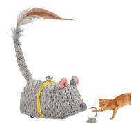 Cat Toy Mice, Smart Automatic Moving Mice Toys, Interactive Rechargeable Motion Activated Exerciser, 2.36x5.12 Inches, Kitten Toy Boredom Relief Ideal for All Pussy Breeds