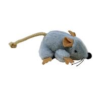 Cat Toy Mouse - Interactive Cat Toys with Movable Tail and Sound | Realistic Stuffed Electronic Mouse | Automatic Motion and Twitter Sounds for Indoor/Outdoor Games, Cat