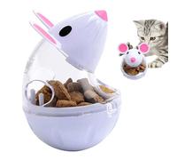 Cat Toy Mouse, Treat Ball, Snack Dispenser, Standing Toy, Feeding Ball, Interactive Intelligence Toy for Cats, Slow Feeder Against Overweight, Hunting Instinct, PP PC