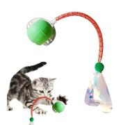 Cat Toy Moving Ball, Rechargeable Smart Interactive Ball, 600mAh Battery Fast Rolling On Carpet Electric Pet Toy for Boredom Relieving, Product size: about 3.15x2.56x2.17 inches