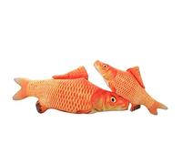 Cat Toy Pet Toy Fish Cat Pillow Red Snapper Fish Cat Toys Interactive Soft Plush Cat Toys For Indoor Cats Kitten 20cm For Pet