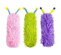 Cat Toy Pillow Interactive Cute Caterpillar Design Pillow with Catnip | Soft Stuffed Kitten Toy for Indoor Home Play Travel Dorm Bedroom