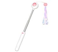 Cat Toy - Play Fishing Rod for Cat Children, Interactive Cat Toy with Extendable Rod for Hunting Games Indoor and Outdoor On the Go Living Room Home