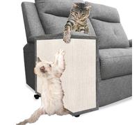 Cat Toy Scratching Mat - Durable and Wear-Resistant Vertical Sisal Scratching Board for Furniture Protection, Perfect Cat Toy for Energy Release and Claw Maintenance (Right)