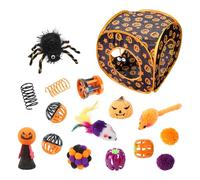 Cat Toy Set, Cat Toy Set | Cat Toy Set for Halloween - Interactive Kitten Toys, Hiding Toy, Feather Cuckoo D'int Toy