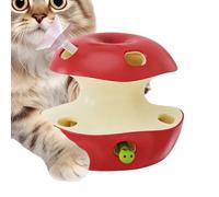 Cat Toy - Smart Puzzle Activity Playset, Interactive Kitten Brain Trainer with Motion Responsive Pathways, Treat Reward Learning Function, Ideal for Outdoor Exercise Training Stress Relief Enrichment