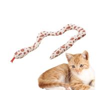 Cat Toy Snake - Cat Toys Catnip Snake | Plush Serpent Shape Interactive Kitten Toys | Feline Teething Toy, Wriggly Snakes Pet Supplies for Indoor Cats, Boredom Relief, Encourages Exercise