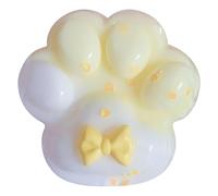Cat Toy Soft Slow Rising Stress Sensory Toy for Kids Adults Simulation Silicone Animal Pinch Decompression (B, One Size)