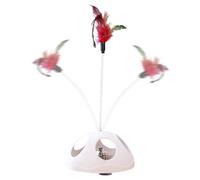 Cat Toy - Spring Wand Teaser Mounted on a Suction Cup, Toy for Interactive Pets | Bouncing Stick Toy Cat Cats, Moviment Toy