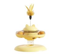 Cat Toy Treat Dispenser | Non Slip Base Ball Track Food Dispenser - Interactive Cat Feeder | for Kittens Pets Home Snacks Boredom Relief Exercise Slow Feed Healthy Diet