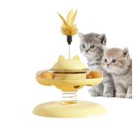 Cat Toy Treat Dispenser Non Slip Base Ball Track Treat Dispenser | Interactive Cat Feeder Toy for Kittens Pets Home Snacks Boredom Relief Exercise Slow Feed Healthy Diet