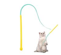 Cat Toy Wand - Innovative Cat Teasing Stick Silicone Cat Toy,Bite-Resistant Interactive Cat Toy Tail Cat Toy with Sound for Home Pet Shops