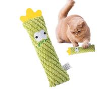Cat Toy with Cat - Cute Plush Toy with Cat | Chew Cat Plush Toy - Cactus Design - Enrichment Toy for Kittens to Bite, an