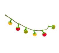 Cat Toy With Catnip - 18.9 Inch Tomato Plush Boredom Buster | Interactive Companion With Crinkle Sound For Study, Living Room, Park, Bedroom, And Travel Fun