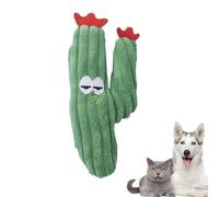 Cat Toy with Catnip, Chewing Aids for Teething Cats, Interactive Plush Cactus Shaped Compact Cuddly Toy for Movement and Calming at Home with Furniture Protection for the Home