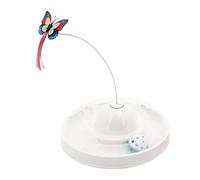 Cat Toy with Rotating Butterfly - Interactive Toy for Cats with Automatic Movement, Safe Play with Colorful Feathers | Electric Stimulating Toy for Cats, Fun Activities