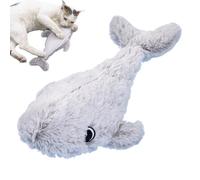 Cat Toy with Snapping - Enrichment Game with Plush Animdi - Chew Toys for Cats Rechargeable Plush - For Prevention Boredom Mental Stimulation Travel Addestram