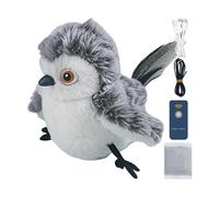 Cat Toy with Squeaky Bird - Realistic Cat and Bird Toy, Interactive Cat Toy | and Cozy Catnip Flutter Bird, Simulated Bird Toy with Squeak