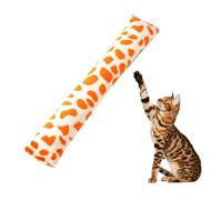 Cat Toys Cat Plush Pillow Toy, Cute Deer/Tiger/Leopard/Cow Pattern Bite Resistant Catnip Cat Teething Chew Toys with Crinkle Paper, Kitten Toys Interactive Cat Kicker Toys for Indoor Cats Deer