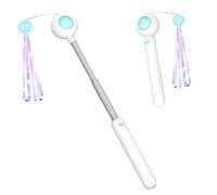 Cat Toys - Cat Teaser Wand | Interactive Kitten Toys | Telescopic, Receivers & Fun Exercise Toy For Cats, Kittens & Pets | Interac Game