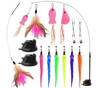 Cat Toys, Cats Toys Interactive for Indoor Cats, Interactive Cat Toy, with Sticky Super Suction Cup, Keep Kitten from Getting Bored