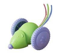 Cat Toys - Electric Motion Activated Pet Toy, Realistic Mobile Design | LED Light Up Game Accessory with Soft Silicone Wheels, Toy I