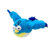 Cat Toys Flapping Bird Interactive Cat Toys Realistic Plush Simulation Chirping Bird Cat Toy Rechargeable Birds Sparrow for Indoor Kittens to Chase Bite Chew and Kick (B)