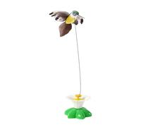Cat Toys For Indoor Cats - 8.5cm Wand Toy As | 360° Rotating Auto Interactive Battery-Powered Hands- Butterfly Dancing Playing Toy, Stimulating Feline Entertainment