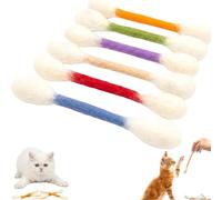 Cat Toys for Indoor Cats Adult Kitten, 6Pcs Cotton Buds Cat Toy with Catnip