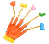 Cat Toys for Indoor Cats, Play Glove with Stuffed Plush Teaser Mitt & Built-in Bell, Five-Finger Scratch Teasing Toy