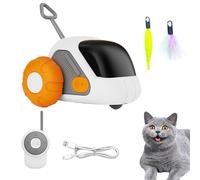 Cat Toys for Indoor Cats - Remote Control | Automatic Pet Play Electronic Toy for Small Medium Large Home Garden Yard Smart Exercise Rechargeable