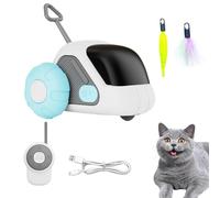 Cat Toys for Indoor Cats - Remote Control | Automatic Pet Play Electronic Toy for Small Medium Large Home Garden Yard Smart Exercise Rechargeable