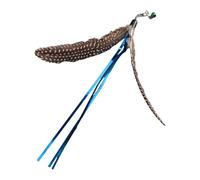 Cat Toys - Interactive Teaser for Kittens, Rotating Windmill Rod, Pet Toy with Head Replacement for Study Room, Bedroom, Living Room, Play Time in the Indoor Cat and Tra