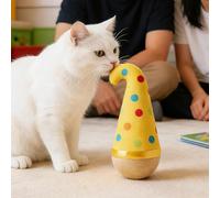 Cat Toys Interactive | Wooden Pet Enrichment Game | Interactive Kitten Enrichment Toy - for Play Exercise Game Lick Whack Small Animal Pets Christmas Windowsill