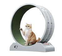 Cat Toys, Luxury Cat Treadmill Wheel Exercise Wheel Treadmill, for Indoor Cats Secure Locking System Kitty Fitness Gift,Treadmill With Carpeted Runway for Daily Exercise and Weight Loss,80 x 33 x 85cm