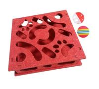 Cat Toys Maze Box Toys | Interactive Intelligence Maze | Cat Sensory Stimulating Toy With Bell | Sturdy Material | Convenient Cleaning | 30x30x6cm | For Boredom Release
