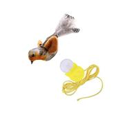 Cat Toys Realistic Teaser Charp Toy Sparrow Concentrated Charlie Realistic Cat and Cat Fun Exercise Wall Mount Exercise