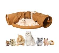 Cat Toys Tunnel Removable - Winter Warm Cat Bed,Thicken Cave Washable House for Encouraging Exercise Play Keeping Entertained Indoor Exploration Exercise Home Kitten