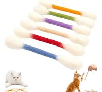 Cat Toys with Catnip 6piece Set Giant Indoor Cat Chew Stick Interactive Cute Cats Toy Relieves Boredom Kitty Kicker Play Lover Gift Accessories (Mixed)